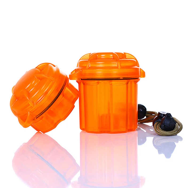 

Capsule Waterproof Hike Box Survive Seal Trunk Container Case Holder Storage Camp Medicine Match Pill Outdoor Bottle
