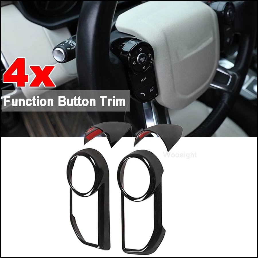 Черная кнопка на руль Wooeight 4x для Land Rover Range Sport Discovery 2017 | Автомобили и мотоциклы