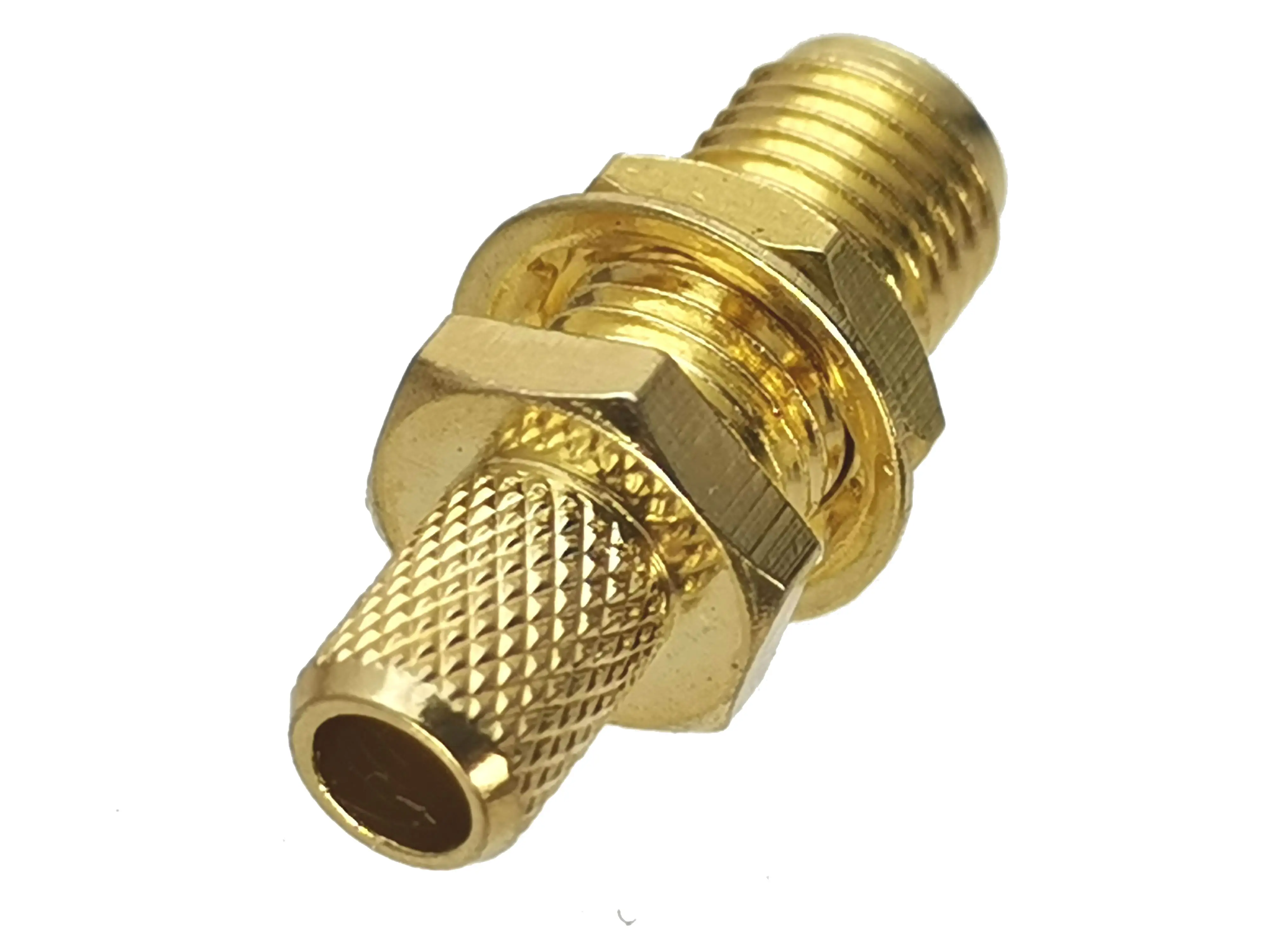 10 шт. разъем SMA Гнездовой ОБЖИМНАЯ головка RG58 RG142 LMR195 RF кабель|Соединители| |