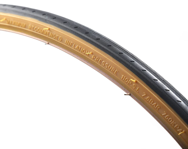 KENDA retro bicycle tires 700C road bike tire pneu 700 23C ultralight 430g racing fixie bike tyres red yellow side 110PSI