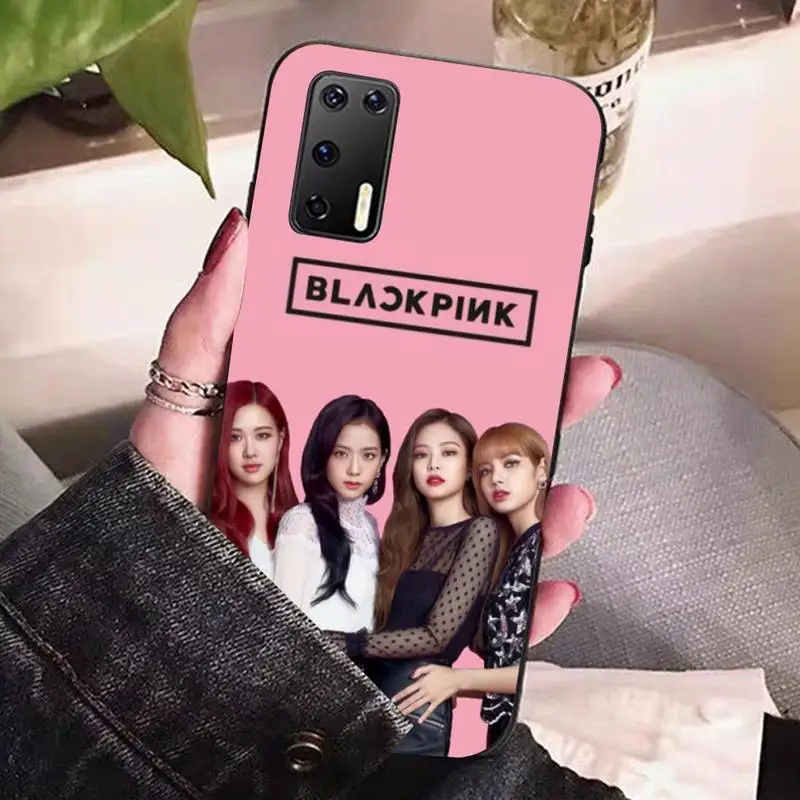 Art Funda Blackpinks-s-lisa-korea Phone Case Soft Silicone For Huawei p 30lite p30 20pro p40lite P30 Capa | Мобильные телефоны и