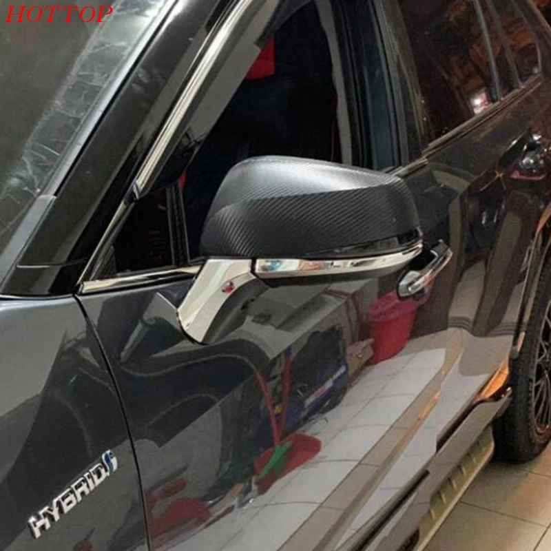 Для Toyota RAV4 2019 2020 автомобильный боковой двери Зеркало заднего вида рамка Крышка