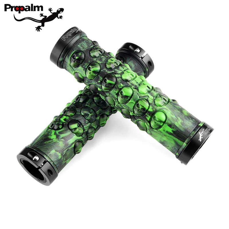 

Propalm Bicycle Grips Anti-Skid Comfortable Rubber Bike Handlebars Grips Lock-on Mountain Bike Handle Bar Grips For Cycling