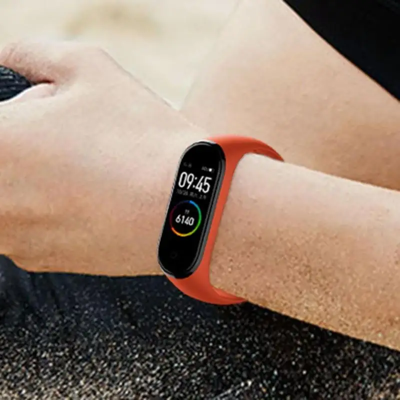 Китайская версия, Xiaomi Mi, музыка, Bluetooth, 4, 5 АТМ, пульсометр, фитнес, водонепроницаемый, умный Браслет, сенсорный экран, браслет, Новинка