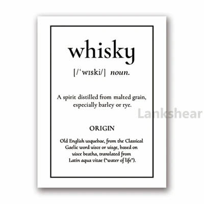Настенные художественные плакаты на холсте с изображением виски саке рома