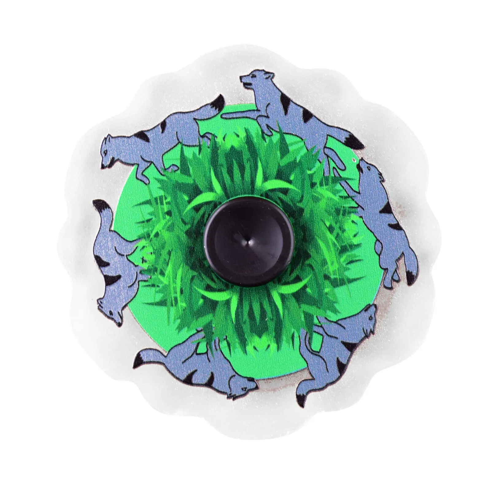 Фиджет Спиннер для рук гироскоп антистресс Мультяшные животные анимация бег