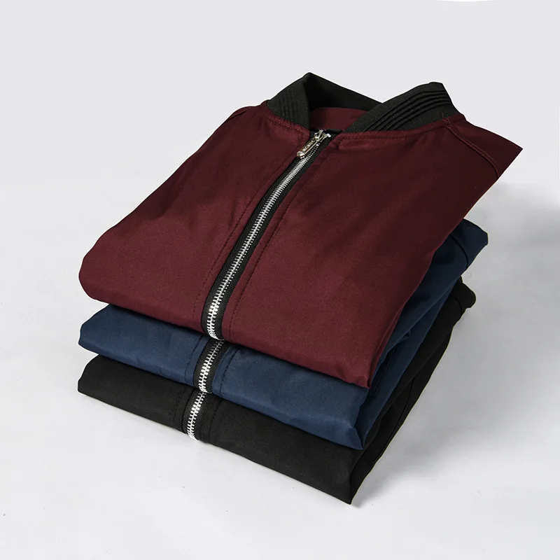 

Spring New Men's Bomber Zipper Jacket Male Casual Streetwear Hip Hop Slim Fit Pilot Coat Men Clothing Plus Size M- 6XL
