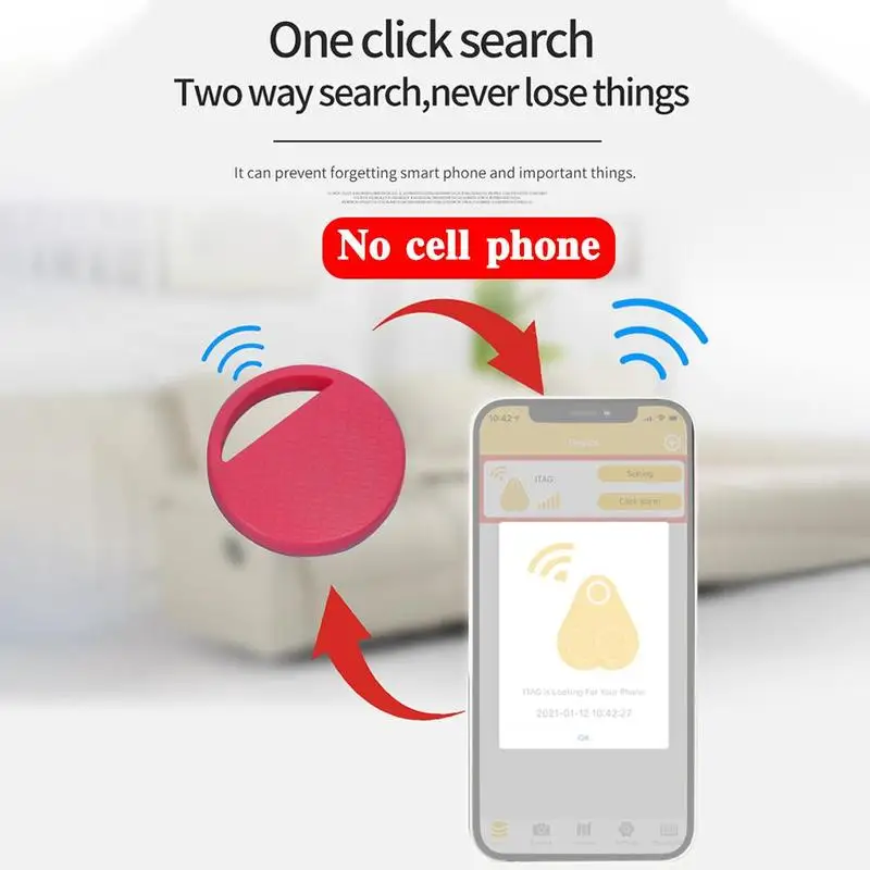 

Mini Anti Lost Alarm Wallet Key Finder Tag S9 Bluetooth Tracer GPS Locator Keychain Pet Dog Child ITag Tracker Key Finder