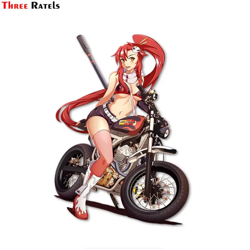 Три Ratels FC282 CAFE RACER YOKO KISS милые Мультяшные 3D наклейки для автомобиля аниме блокнот