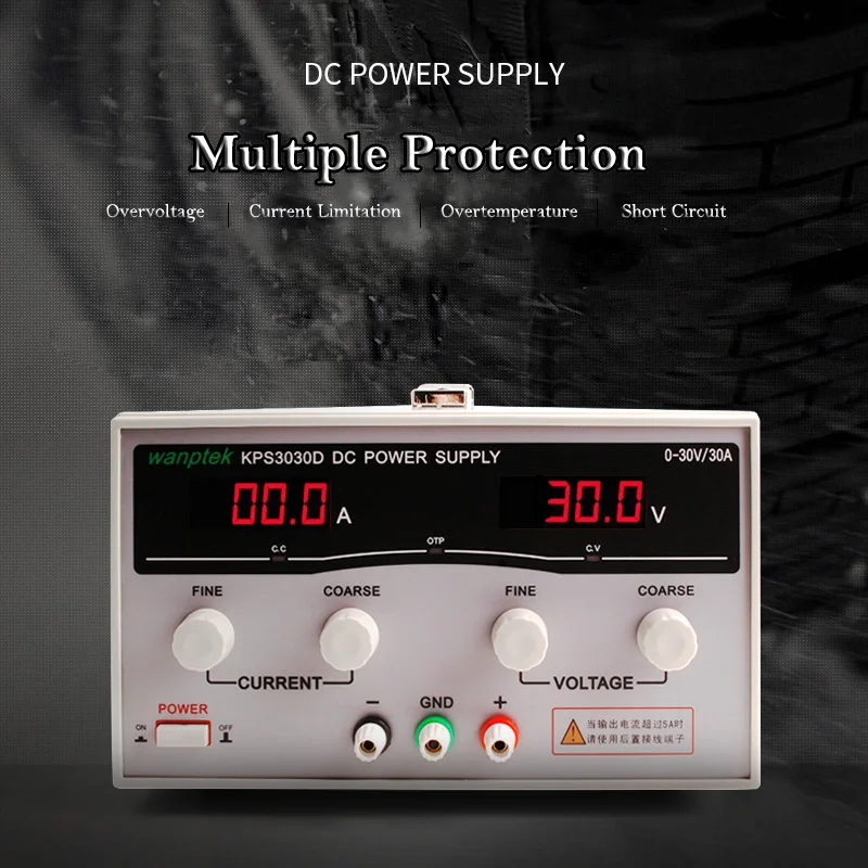 Новый KPS3030D Высокоточный высокомощный регулируемый светодиодный двойной дисплей