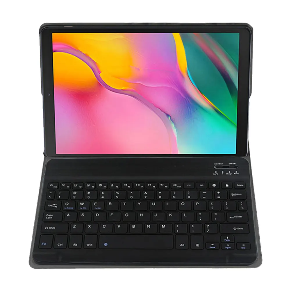 Bluetooth клавиатура чехол для Samsung Galaxy Tab S6 10,5 дюймов SM-T860 SM-T865 чехол из искусственной кожи Беспроводная клавиатура чехол для планшета