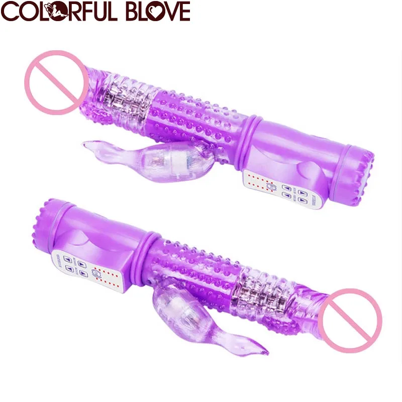 G spot фаллоимитатор Кролик вибратор двойной вибрации Водонепроницаемый женский