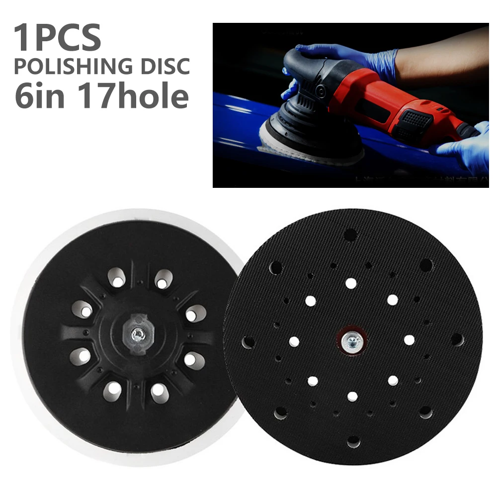 

6Inch 150mm Multi-Hole Dust Free Sanding Pad Sander Backing Pad Hook Loop Sanding Disc Dust Free Grinding Pad for Festool Sander