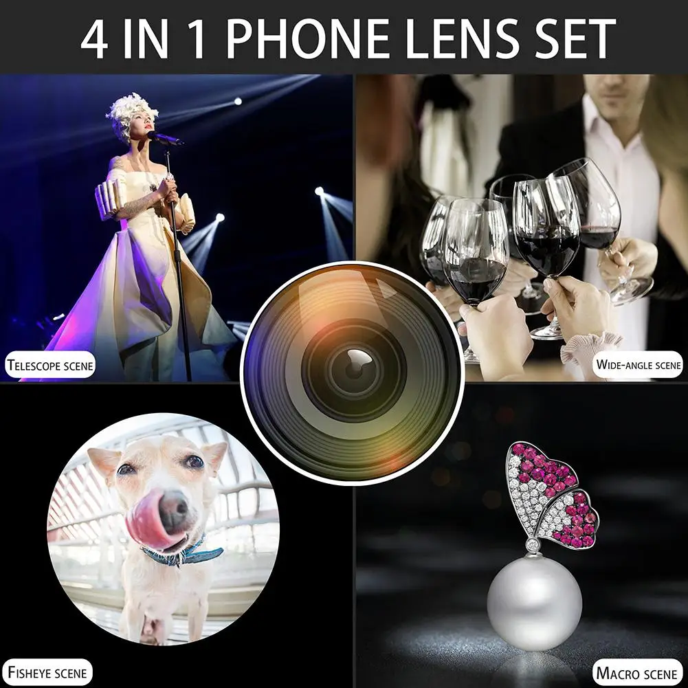 Новый мобильный телефон объектив камеры 28X HD телескоп зум макро для Iphone Samsung