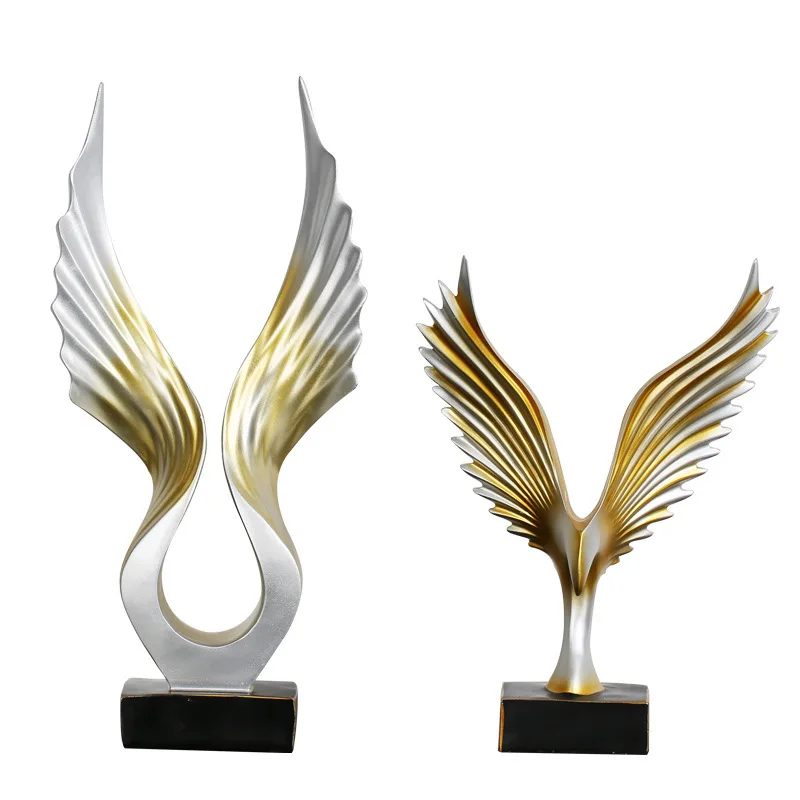 Nordic Style Simple Dapeng Spread Wings Abstract Small Decoration Home Living Room Restaurant Study | Дом и сад