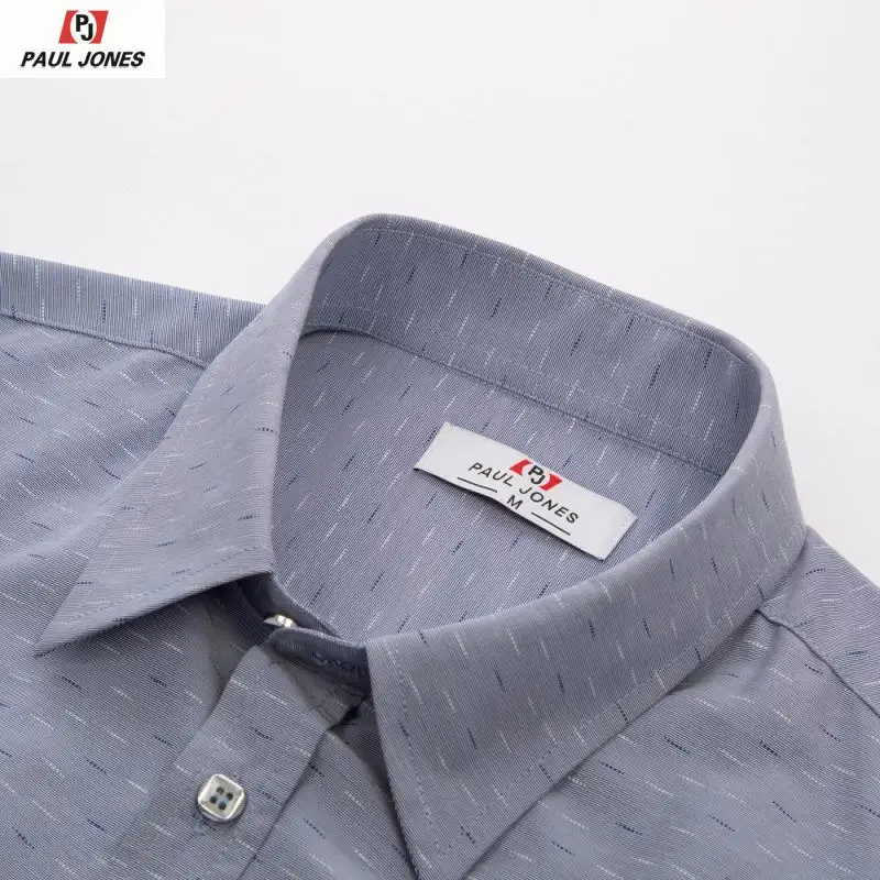 Мужская деловая рубашка с длинным рукавом PAUL JONES Повседневная отложным