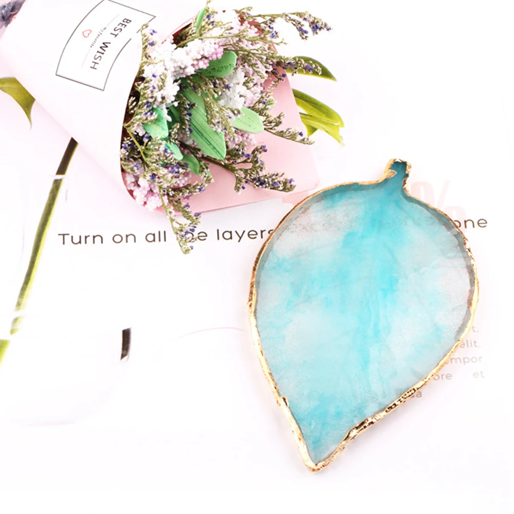 Посуда из смолы с геометрическим узором керамическая тарелка листьями корзина