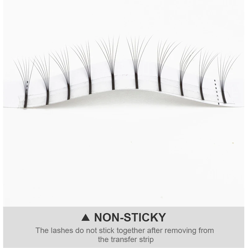 

Seashine Volume 2D/3D/4D/5D/6D Eyelashes Long Stem Pre Made Fans Silk Soft Lash extension False mink individual Lashes Makeup