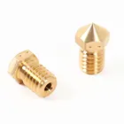 Blurolls 2 шт.партия высококачественные Медные сопла V6 для 3d принтера hotend Prusa i3 mk3s V2.4