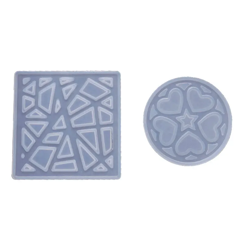 1pcs Geometric Translucent Silicone Mold DIY Jewelry Making Tool Moulds UV Epoxy Resin Decorative Craft |