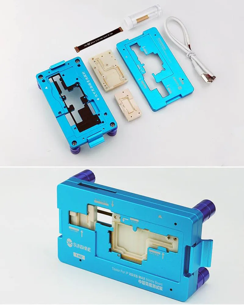 Солнечный тестер iSocket для зажима материнской платы iPhone XS MAX двухслойная тестовая