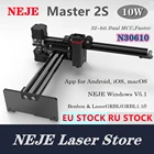 Лазерный гравировальный станок NEJE Master 2s 10 Вт N30610 с ЧПУ, лазерный гравировальный станок, Bluetooth маршрутизатор с управлением через приложение, инструмент для обработки древесины и ДВП
