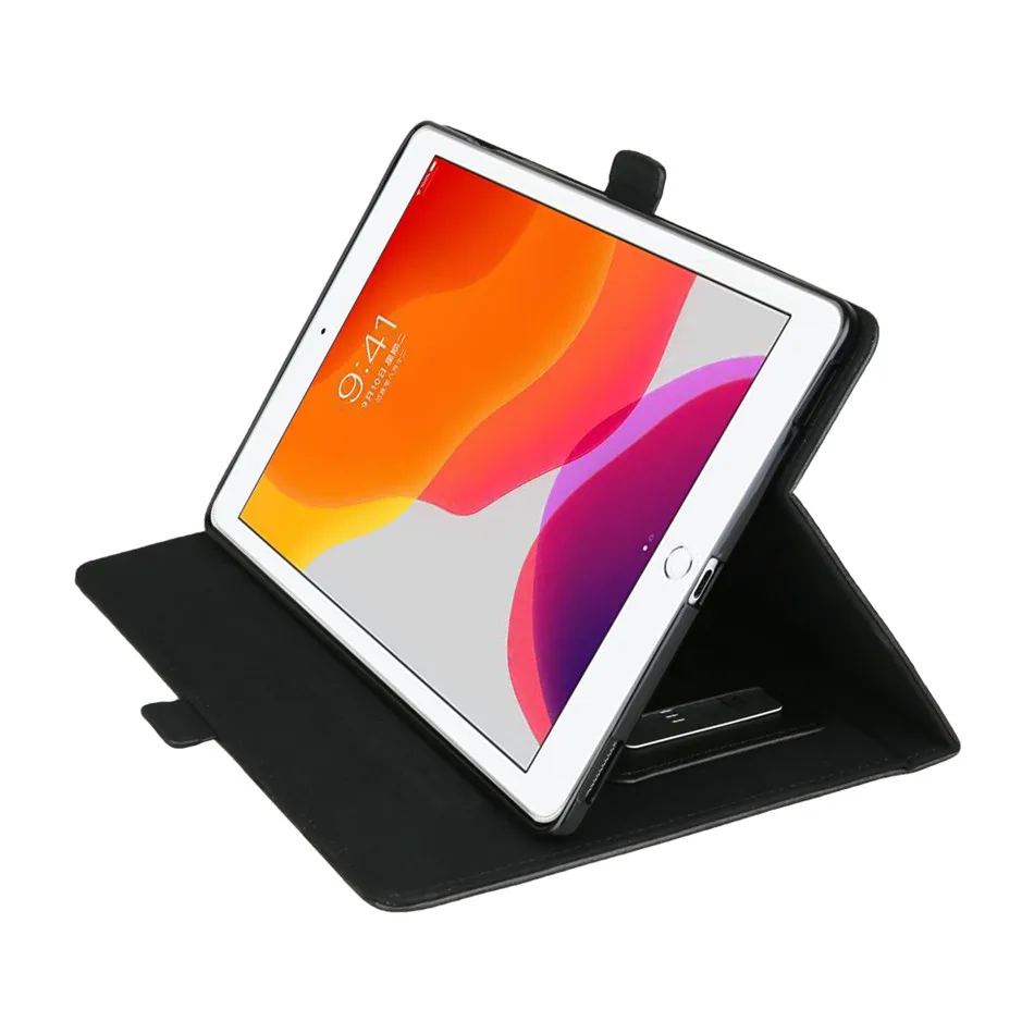 Чехол премиум класса из искусственной кожи с двойной подставкой для iPad 10 2 2019 7го