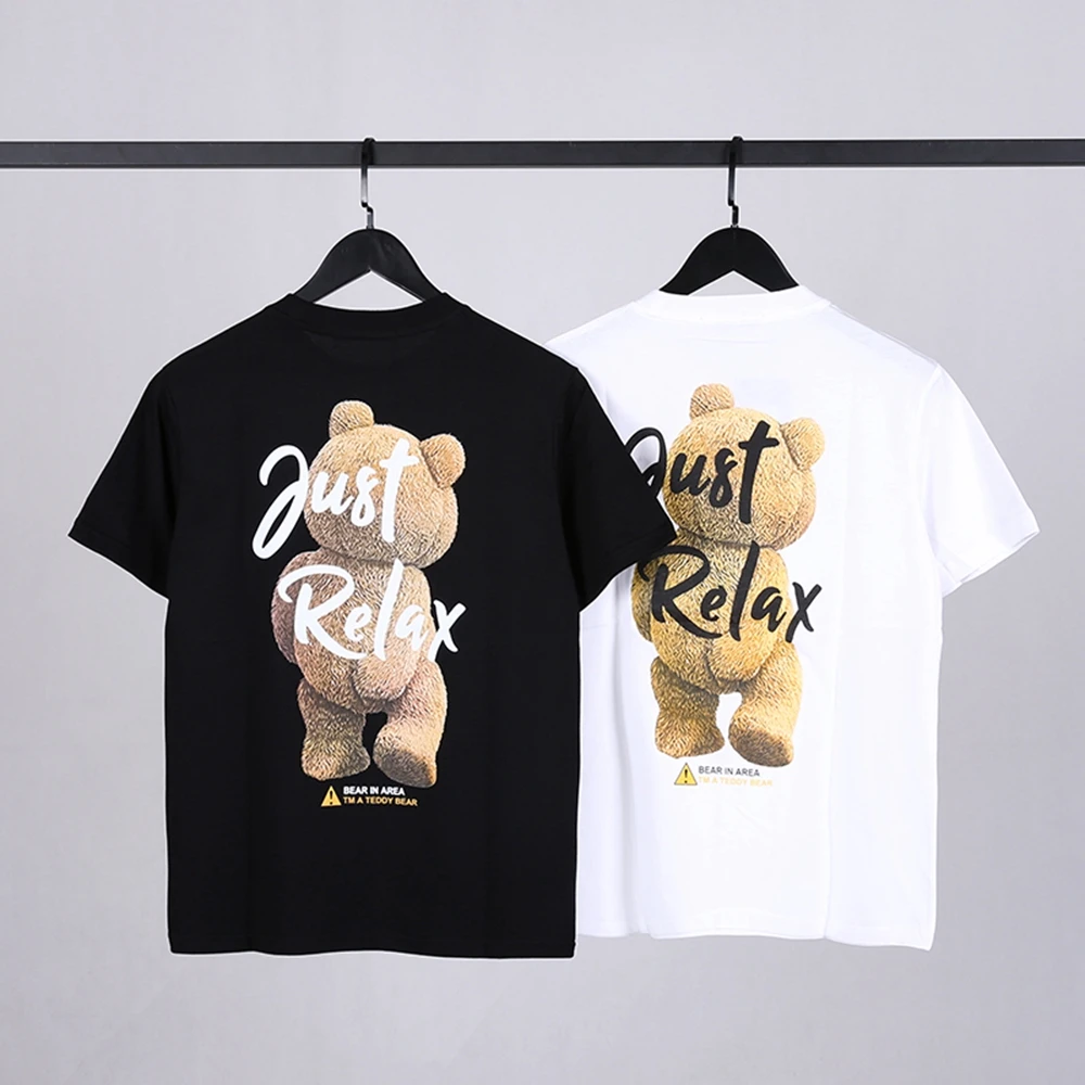 Футболка marcelo barrett с принтом только Тедди Мужская футболка коротким рукавом