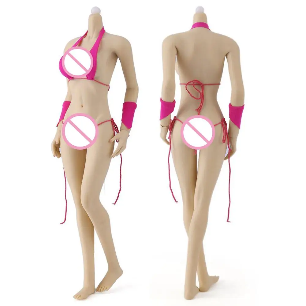 Коллекционная модель женского тела супергибкая бесшовная 1/6 для азиатских