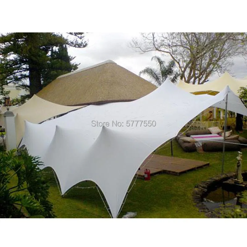 Наружные водонепроницаемые белые Стрейчевые палатки для свадеб вечеринок анти