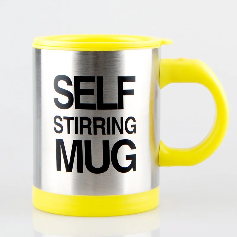 400ml Self Stir Mug Electric Automatic Mixing Spinning Stainless Steel Stirring Coffee Cup for Home Office | Дом и сад