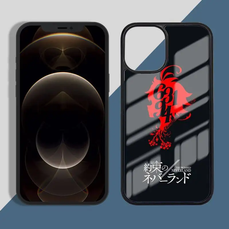 

Anime The Promised Neverland Phone Case PC for iPhone 11 12 pro XS MAX 8 7 6 6S Plus X 5S SE 2020 XR
