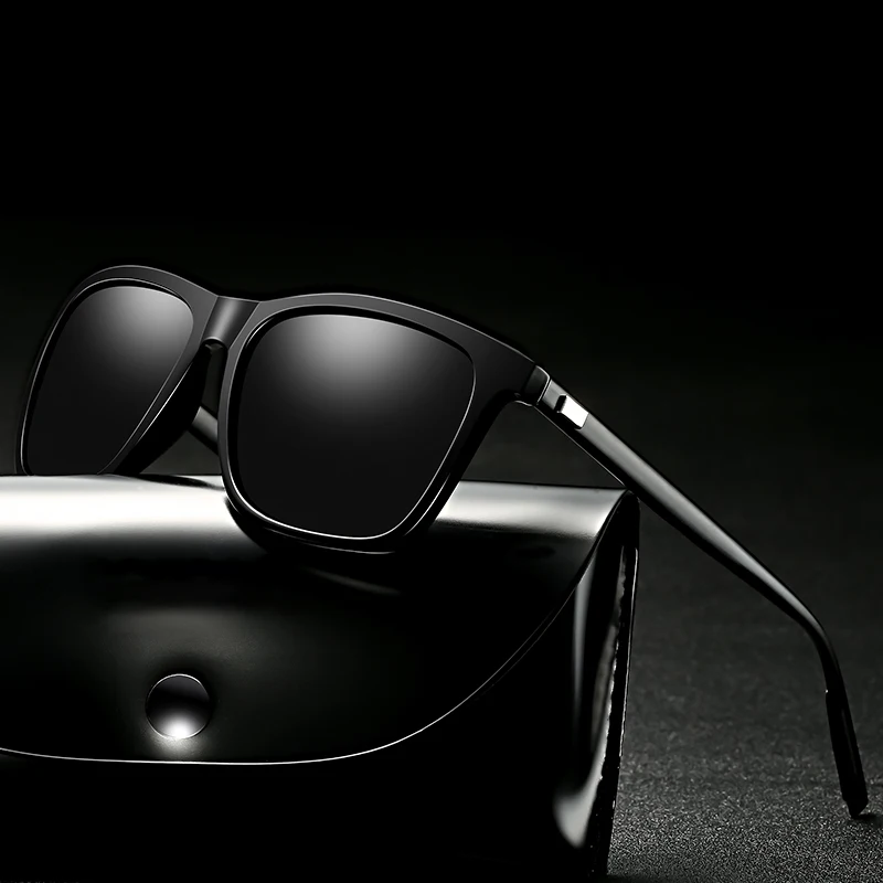 Мужские поляризованные солнцезащитные очки MSETOUTM из алюминия и магния