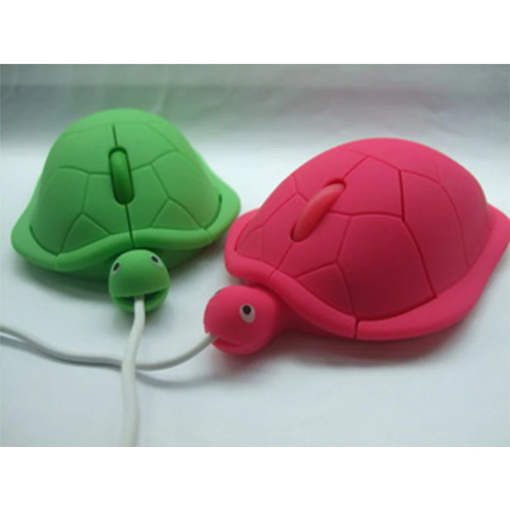 

Cute Animal Wired Mouse USB 3D Turtle Optical Mice Mouse for Computer PC Mini Pro Sea Turtle Silicone Gaming Mouse #4