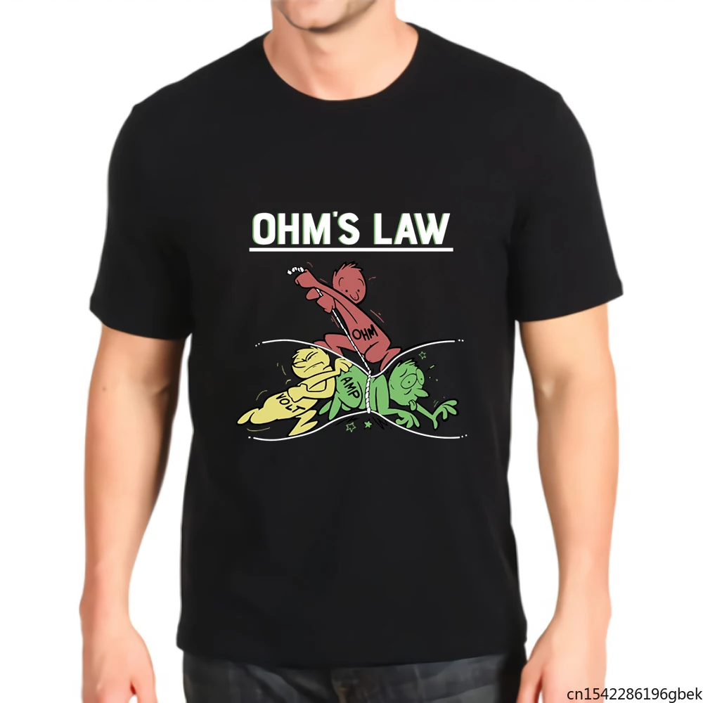

Ohms Law Funny Electronics Engine Men's T-Shirt