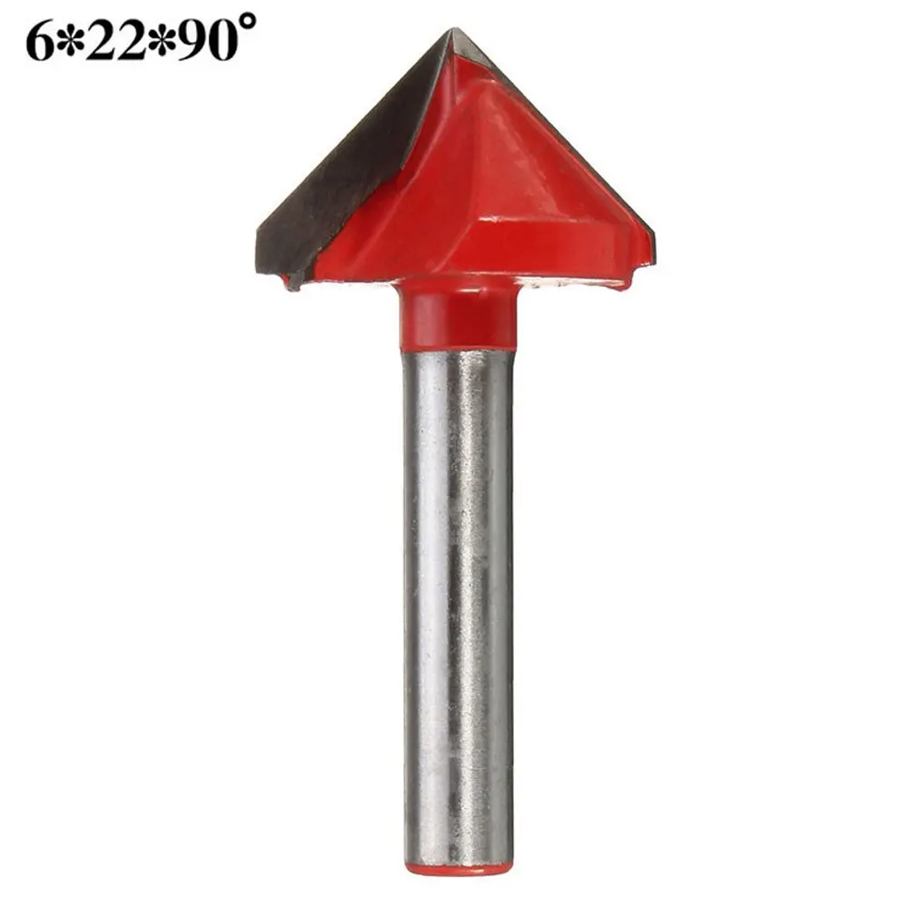 Хвостовик деревообрабатывающий фрезерный станок Концевая фреза с ЧПУ V паз набор