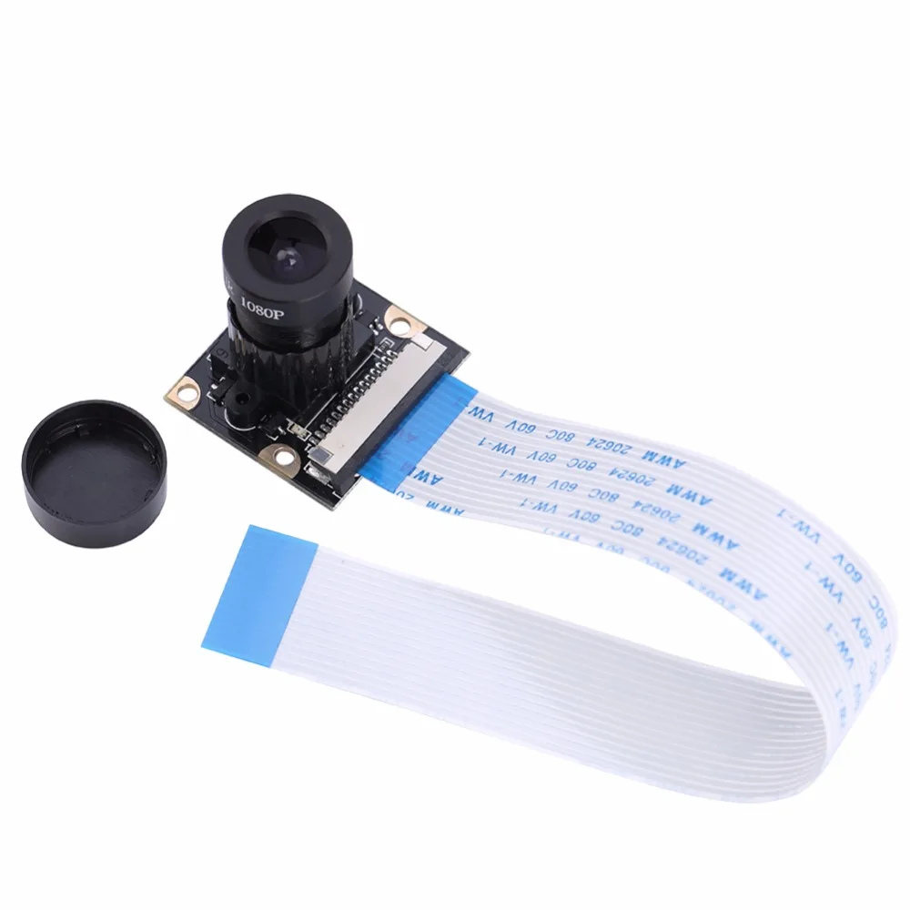 Видеокамера Raspberry Pi 5 Мп OV5647 1080P фокусное расстояние регулируемое с FFC кабелем для 4