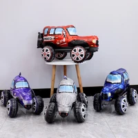 1pc 4d police car suv beetle racing car foil balloon cartoon globe children gifts birthday party decorations kids toy balls