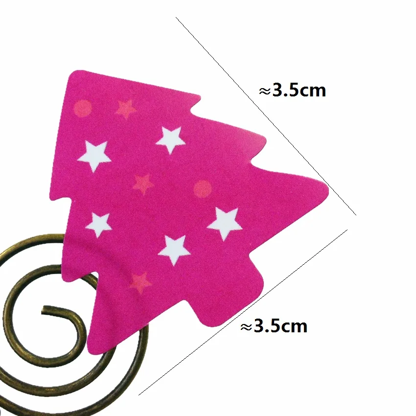 

10packs/lot Colourful stars Tree Design Gifts Baking Decoration Label stickers Ornament