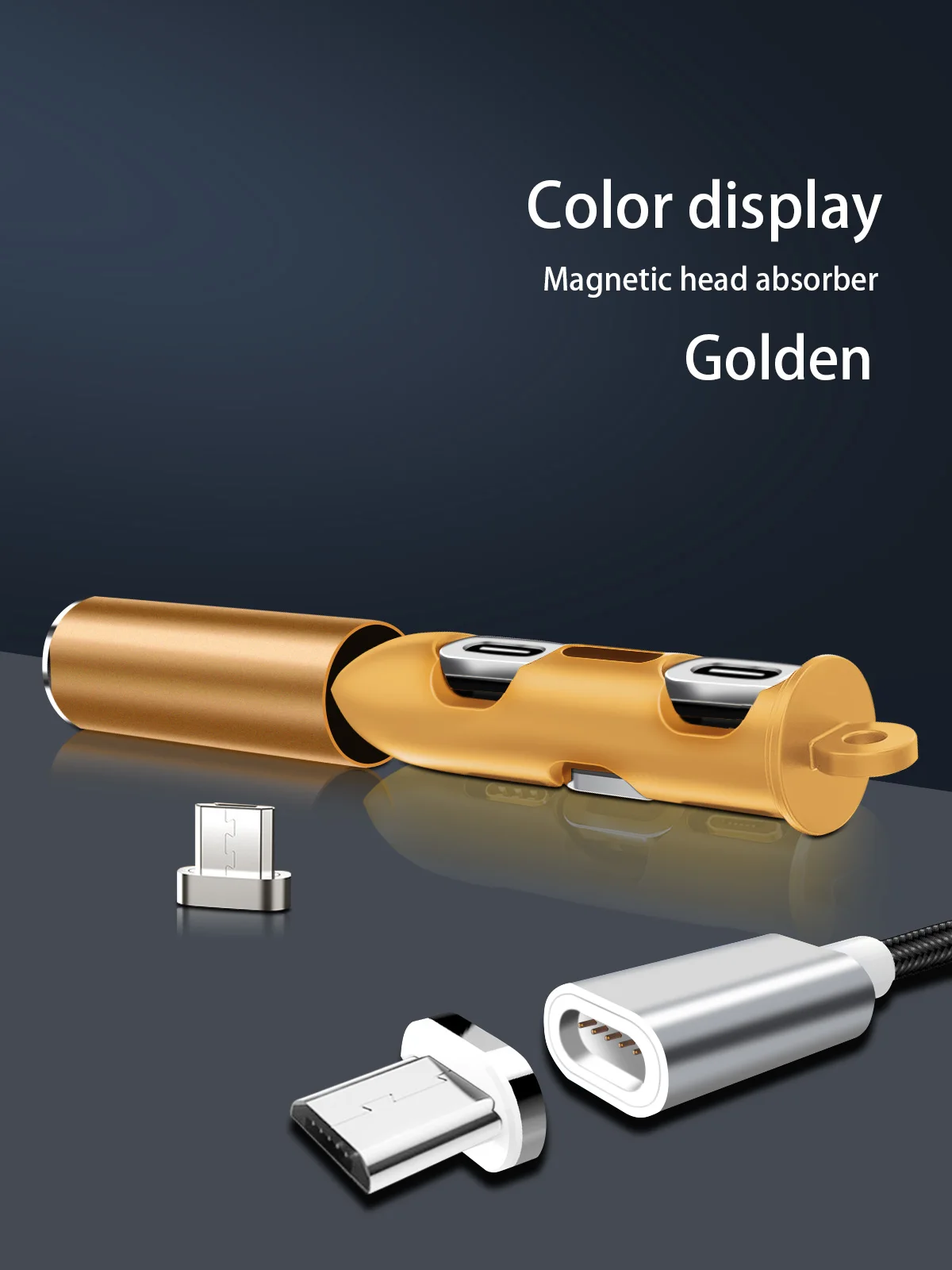 GUUGEI Магнитный кабель заглушки чехол Micro usb Тип C портативный ящик для хранения магнит разъем головка наконечники контейнер пулевые пробки чехол