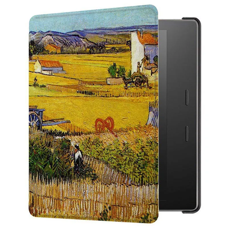 Ripe wheat field Автоматический чехол для сна/пробуждения для " Kindle Oasis 2/3( и релиз) читалка для Amazon Kindle Oasis 3 Магнитный чехол - Цвет: Ripe wheat field