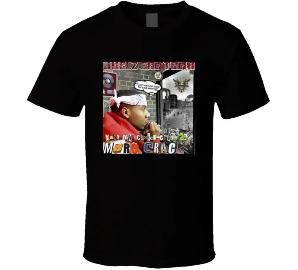 

Juelz Santana More Crack Best Hip Hop Mixtape Ever T Shirt O Neck T-Shirts Male Low Price Steampunk Western Style