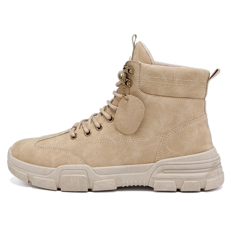 

Men's Boots Martin Boots Leather Waterproof Lace Up Military Boots Tooling Motorcycle Boots Retro Men's Ankle Lightweight Shoes