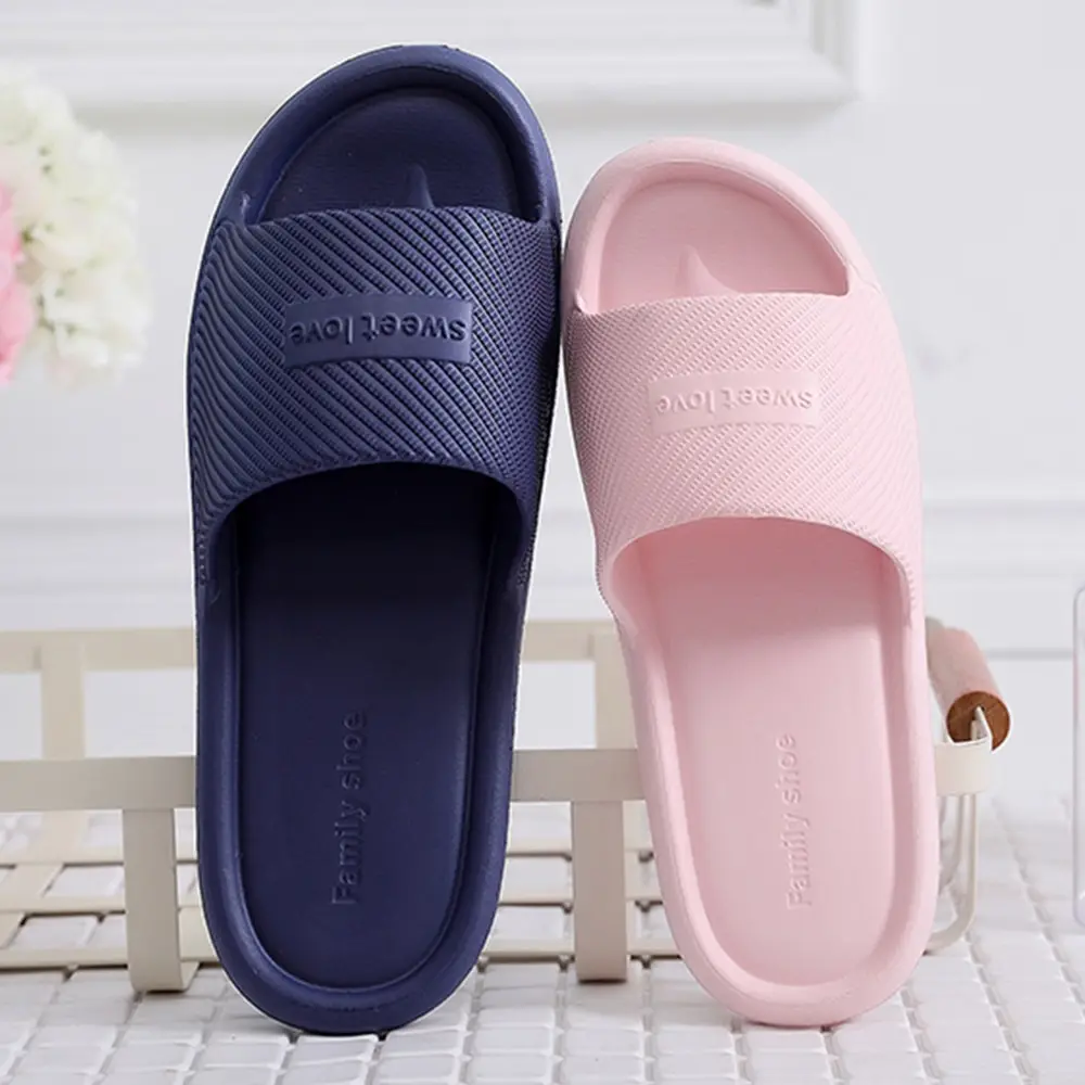 

Unisex Home Sandals Women Men Slippers Flat Shoes Bathing Non-slip Flip Flops Fashion Lovers Indoor Floor Zapatillas De Hombre