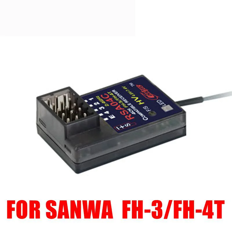 RSA04C 4CH приемник FH-3/FH-4T совместим с Sanwa M12 M11X EZES MT-4 M-3 GEMINI MT-S M12S скидка 160% | Игрушки и