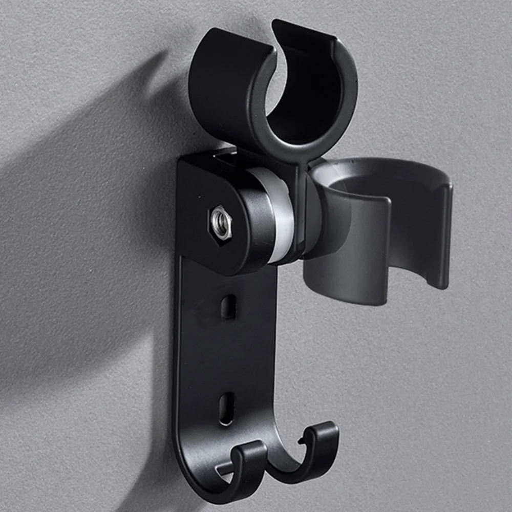

1Pc Adjustable Shower Heads Holder Shower Rack Shower Nozzle Holder (Black)