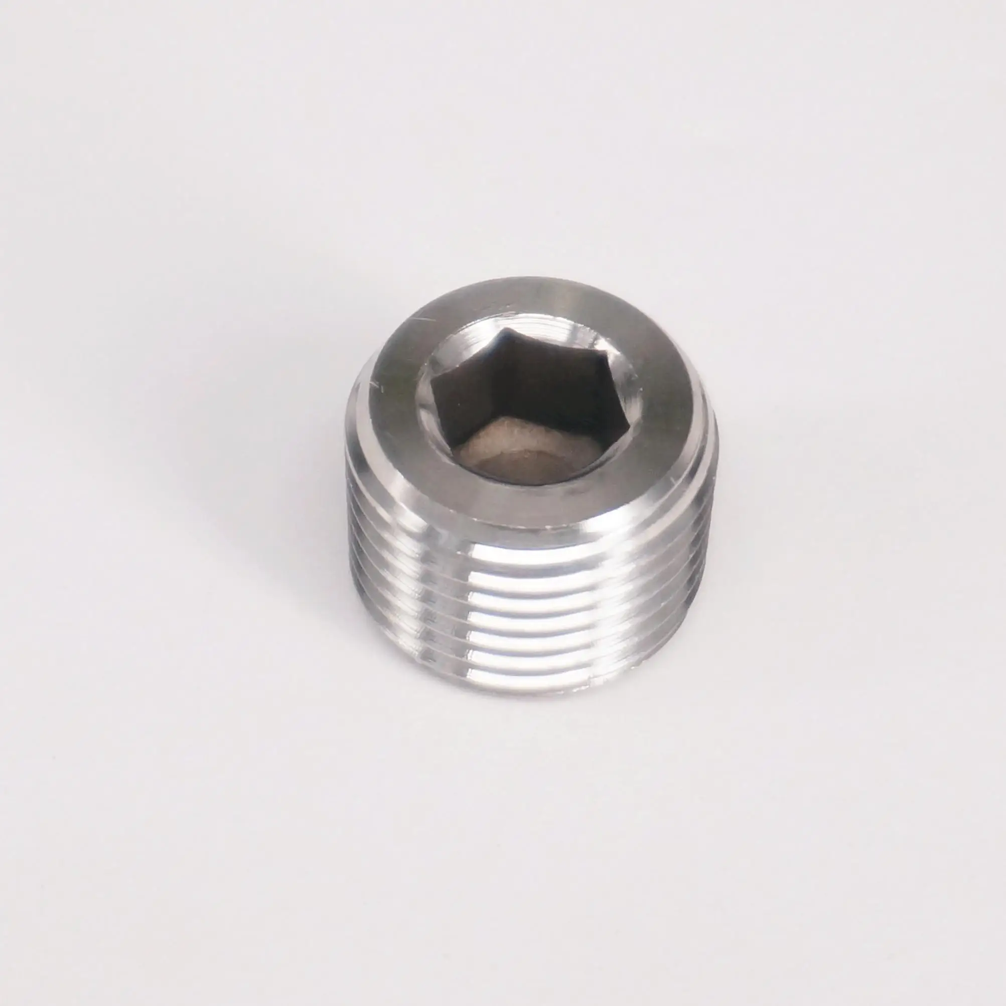 1/2 &quotNPT Male SS304 нержавеющая сталь потайная Торцевая вилка внутренняя Шестигранная