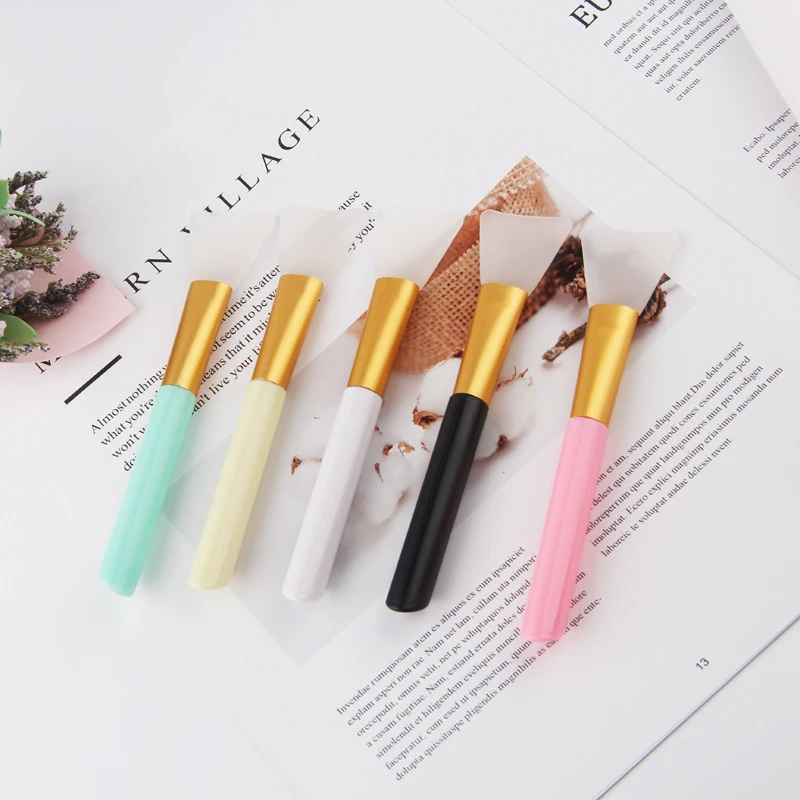 

1 Pc Professional Makeup Brushes Silicone Face Mask Brush Silicone Gel DIY Cosmetic Beauty Face Care Tools Apply To Face