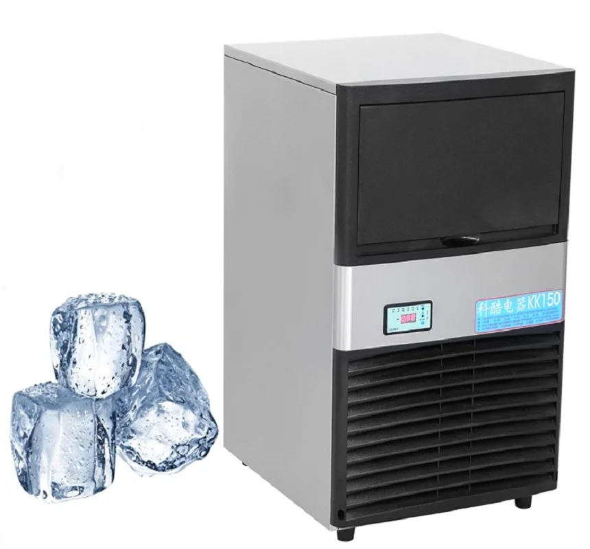 

Commercial Automatic Ice Cube Maker Household Electric Ice Making Machine 30kg/24H Coffee Bar Tea Milk Shop