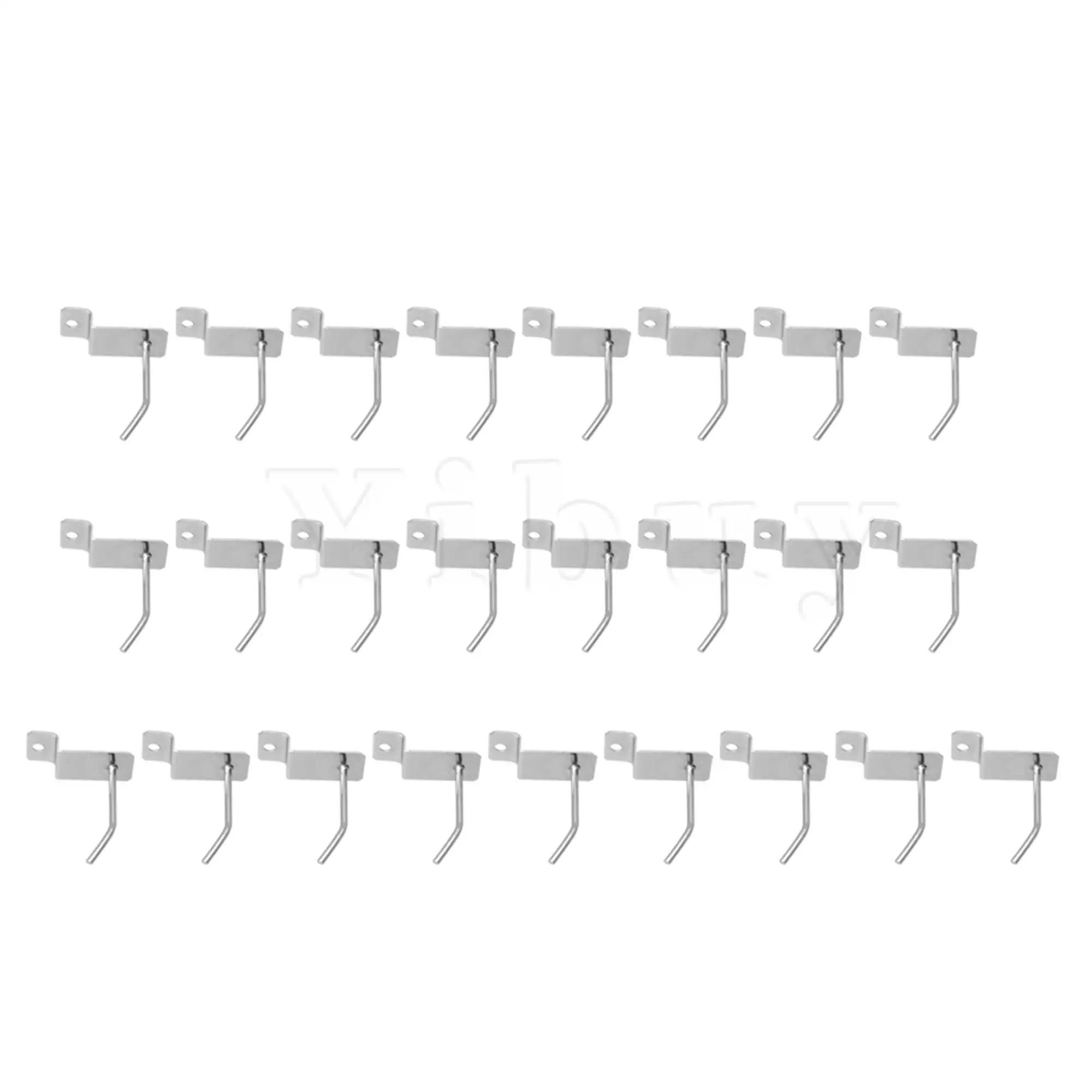 

25 PCS Shop Slatwall Display Pin Arm Fitting Prong Hanger 5cm Length